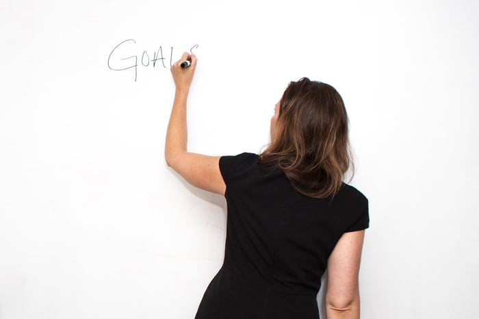 Choir Manager Writing on Whiteboard