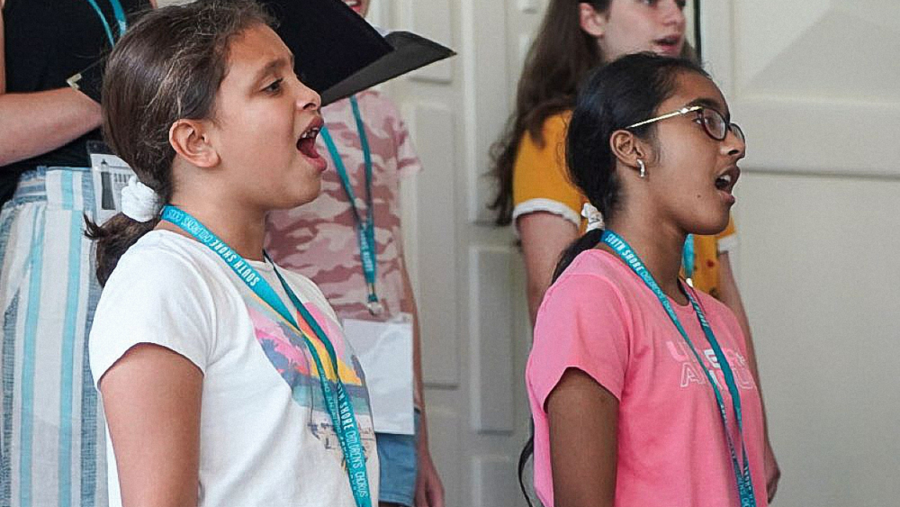 South Shore Children's Chorus singers