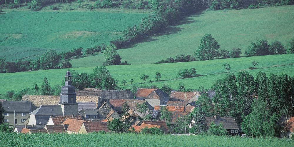 Small town in the countryside