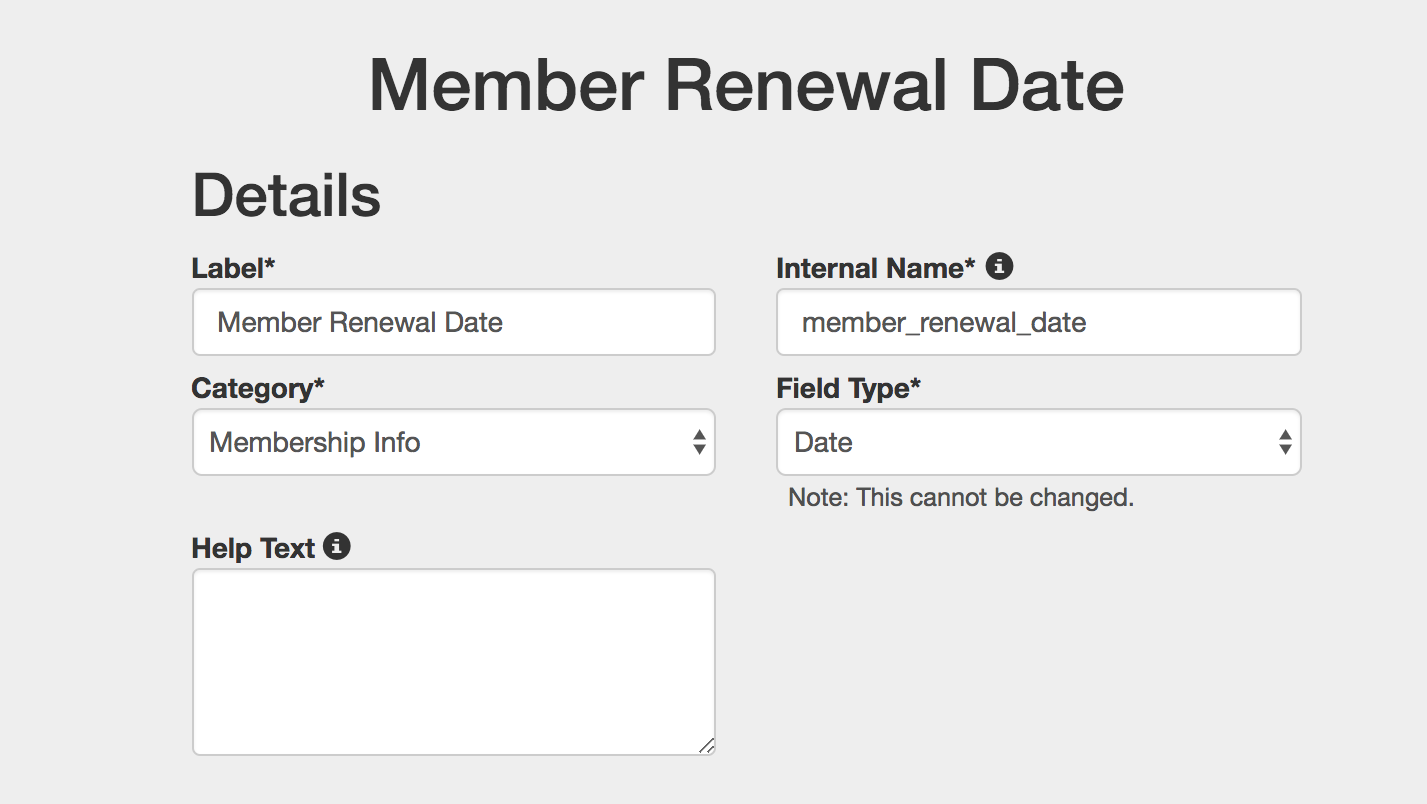 member renewal date